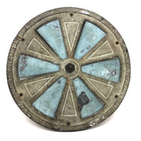 Fantastically Graphic 1877 DF & L Mecahnical Ventilator Grate