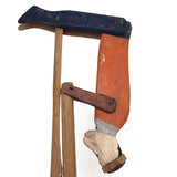 Old Wooden Handmade Climbing Monkey Toy