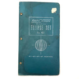 Vintage Rapid Design Ellipse Stencil Set No. 401 Plus Missile & Space Electronics Stencil