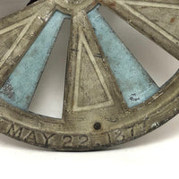 Fantastically Graphic 1877 DF & L Mecahnical Ventilator Grate