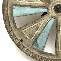 Fantastically Graphic 1877 DF & L Mecahnical Ventilator Grate