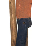 Old Wooden Handmade Climbing Monkey Toy