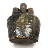 Super Chunky Triple Opening Hand-built Pottery Vase with Drippy Glazing