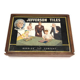 Nordloh Toy Co. c. 1945 "Jefferson Tiles" Ceramic Design Blocks
