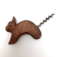 Hand-carved Cat Corkscrew After Richard Rohac