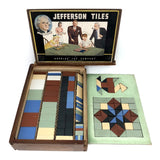 Nordloh Toy Co. c. 1945 "Jefferson Tiles" Ceramic Design Blocks