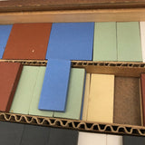 Nordloh Toy Co. c. 1945 "Jefferson Tiles" Ceramic Design Blocks