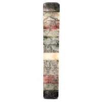 Old Marble (Faux) Specimen Ruler with Hand-carved Numbers