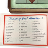 Nordloh Toy Co. c. 1945 "Jefferson Tiles" Ceramic Design Blocks