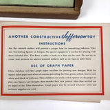 Nordloh Toy Co. c. 1945 "Jefferson Tiles" Ceramic Design Blocks