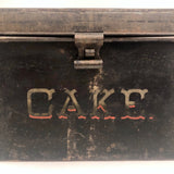 Iconic Feeling Antique Tole Painted CAKE Box