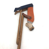 Old Wooden Handmade Climbing Monkey Toy