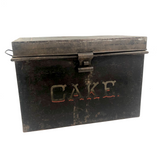 Iconic Feeling Antique Tole Painted CAKE Box