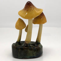 Lorentzen Lantz Nova Scotia Ceramic Mushroom Sculpture Flower Frog