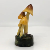 Lorentzen Lantz Nova Scotia Ceramic Mushroom Sculpture Flower Frog