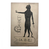 A.O.C Secret Society Emblem 1909 Hand-drawn Postcard