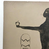 A.O.C Secret Society Emblem 1909 Hand-drawn Postcard