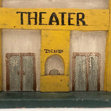 Large Handmade c. 1930s Folk Art Village SET OF TEN Buildings (See All Images!)