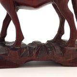 Chinese Carved Wooden Horse