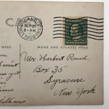 A.O.C Secret Society Emblem 1909 Hand-drawn Postcard