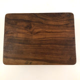 French Olive Wood Souvenir Box from Epinal with Hand-painted Bird