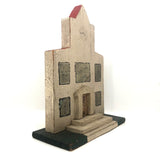 Large Handmade c. 1930s Folk Art Village SET OF TEN Buildings (See All Images!)