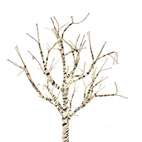 Black and White Paper and Wire Model Railroad Tree