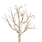 Black and White Paper and Wire Model Railroad Tree