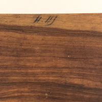 French Olive Wood Souvenir Box from Epinal with Hand-painted Bird