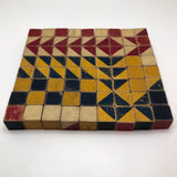Big Lot of Old Color Cube Blocks - Set of 72