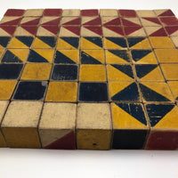 Big Lot of Old Color Cube Blocks - Set of 72