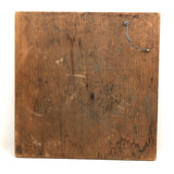 SOLD Nice Old Chip Carved Stars on Wooden Plaque (or Very Large Trivet)