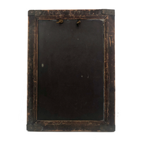 Gorgeous Antique Wood Framed Large School Slate with Corner Reinforcements