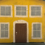 Large Handmade c. 1930s Folk Art Village SET OF TEN Buildings (See All Images!)