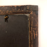 Gorgeous Antique Wood Framed Large School Slate with Corner Reinforcements