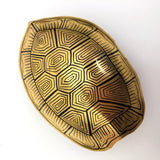 Black and Gold Lacquer Turtle Shaped Box