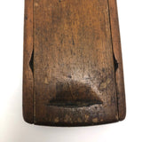 Hand-carved Antique Slide Top Box with Fantastic Patina