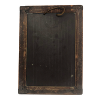 Gorgeous Antique Wood Framed Large School Slate with Corner Reinforcements