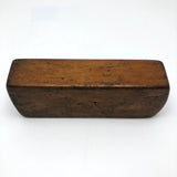 Hand-carved Antique Slide Top Box with Fantastic Patina