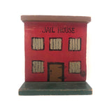 Large Handmade c. 1930s Folk Art Village SET OF TEN Buildings (See All Images!)