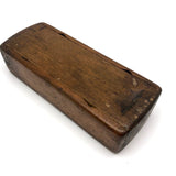 Hand-carved Antique Slide Top Box with Fantastic Patina