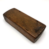Hand-carved Antique Slide Top Box with Fantastic Patina