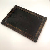 Gorgeous Antique Wood Framed Large School Slate with Corner Reinforcements