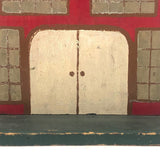 Large Handmade c. 1930s Folk Art Village SET OF TEN Buildings (See All Images!)
