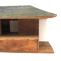 Crate Made Large Model Train Station with Great Lines