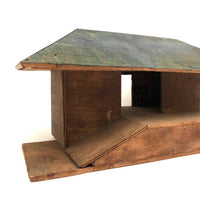 Crate Made Large Model Train Station with Great Lines
