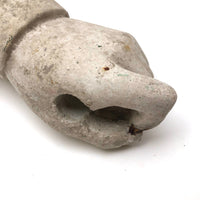 Old Cast Concrete Arm Fragment