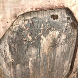 Miniature (13 1/2") Four Door Weathered Wooden Chest in Old Paint