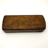 Hand-carved Antique Slide Top Box with Fantastic Patina
