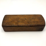 Hand-carved Antique Slide Top Box with Fantastic Patina